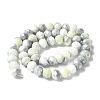 Electroplate Glass Beads Strands LAMP-S068-11F-2