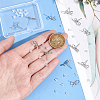 12Pcs Brass Stud Earring Findings KK-BC0012-63-3