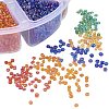 Mixed 12/0 Round Glass Seed Beads SEED-PH0006-2mm-09-4