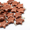 Star Natural & Synthetic Mixed Stone Pendants X-G-Q367-M-2