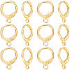 SUNNYCLUE 50Pcs Brass Leverback Earring Findings KK-SC0004-22G-1
