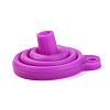 Portable Foldable Silicone Funnel Hopper AJEW-WH0104-40D-2