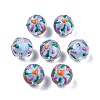 Transparent Acrylic Enamel Beads TACR-G040-01R-3