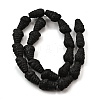 Dyed Natural Lava Rock Beads Strands G-A264-A01-01C-2