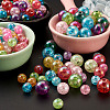 Transparent Crackle Acrylic Beads CACR-TA0001-03-6