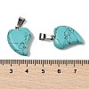 Synthetic Turquoise Pendants G-B127-11P-04-4