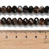 Natural Banded Agate Beads Strands G-Z111-A01-03-6