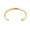 Ion Plating(IP) 304 Stainless Steel Cuff Bangles for Women LS-BJEW-K252-05G-3