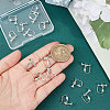 Beebeecraft 20Pcs Brass Clip-on Earring Findings KK-BBC0004-85-3