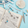 SUNNYCLUE DIY Ocean Theme Alloy Bookmarks Making Findings Kit DIY-SC0024-32-4