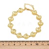 Brass Link Chain Bracelets for Women BJEW-L707-04G-02-5