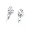 925 Sterling Silver Pendant Ice Pick Pinch Bails STER-I017-068P-2