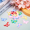30Pcs 6 Colors Plastic Cabochons KY-TA0001-30-6