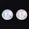 Electroplated ABS Plastic Imitation Pearl Beads KY-N020-09A-01-2
