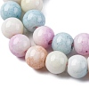 Ombre Effect Dyed Glass Beads Strands GLAA-T031-01O-06-5