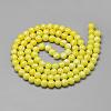 Drawbench Glass Beads Strands DGLA-S115-6mm-L06-2