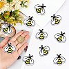 60Pcs Polyester Embroider Thread Iron on/Sew On Patches PATC-CY0001-77-3