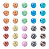 Spritewelry 200Pcs 10 Colors Painted Glass Beads Strands GLAA-SW0001-03-3