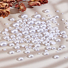 ABS Plastic Imitation Pearl Cabochons SACR-LP0001-04-3