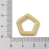 Rack Plating Brass Micro Pave Cubic Zirconia Spring Gate Rings Clasps KK-NH0002-12G-02-3