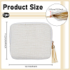 Cloth Jewelry Storage Zipper Bags with Tassel for Earrings Rings Bracelets Necklaces AJEW-WH0596-664A-2