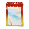 Rectangle Glitter Holographic PVC Zip Lock Bags ABAG-P011-01F-02-1