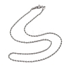 304 Stainless Steel Rope Chain Necklaces STAS-M174-014P-B-4