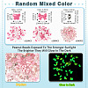 Mixed Styles Acrylic Beads SACR-TA0001-81B-4