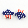 Star Handmade Polymer Clay Beads CLAY-Q222-10-1