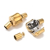 304 Stainless Steel European Clasps with Cord Ends SA-CBABC0F-11G-2