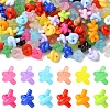 200Pcs 2 Styles Opaque & Frosted Transparent Acrylic Beads SACR-YW0002-11-1