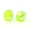 Eco-Friendly Transparent Acrylic Beads TACR-PL642-8mm-35-2