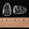 Natural Quartz Crystal Pendants G-Q601-38K-3
