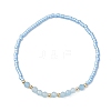 Glass Seed Bead & Natural White Jade Beads Bracelets for Women BJEW-MZ00311-01-2