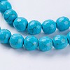 Synthetic Turquoise Beads Strands G-E456-47A-10mm-3