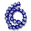 Handmade Evil Eye Lampwork Beads LAMP-F021-02G-3