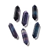 Double Point Tower Natural Fluorite Healing Stone Wands G-Z048-02-1