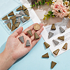 30Pcs 3 Colors Tibetan Style Bead Cone FIND-GO0003-35-3