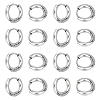 Unicraftale Unisex 304 Stainless Steel Hoop Earrings STAS-UN0002-60P-06-1