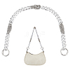 Aluminum & Iron Cuban Link Chains Bag Extender Chains HJEW-PH02129-01-1