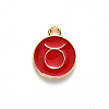 Alloy Enamel Pendants ENAM-S124-01A-07C-2