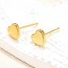 304 Stainless Steel Stud Earrings X-EJEW-P262-01G-5