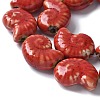 Ocean Series Handmade Porcelain Beads PORC-R002-03G-4