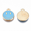 Alloy Enamel Charms X-ENAM-S121-165-RS-4