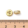 Rack Plating Brass Cubic Zirconia Beads KK-K273-13G-3