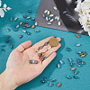 80Pcs 8 Colors Transparent Electroplate Glass Beads EGLA-HS0001-03-3