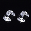 Transparent AS Plastic Base Buckle Hair Findings FIND-T064-007A-01-2