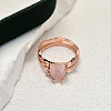 Triangle 925 Sterling Silver with Natural Moonstone Finger Rings FS-WGDF753-12-2