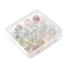 16Pcs 7 Colors Handmade Foil Lampwork Beads FOIL-FS0001-03-6