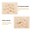 1-Hole Plastic Buttons BUTT-WH0020-11-6